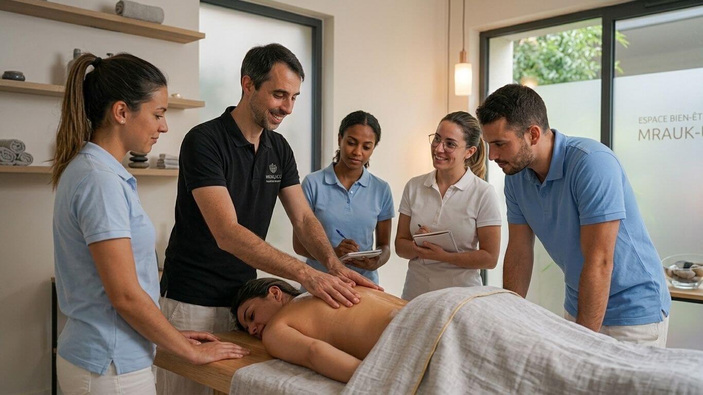 Formation Massage Abhyanga — projection professionnelle : praticiens, spa, institut et reconversion